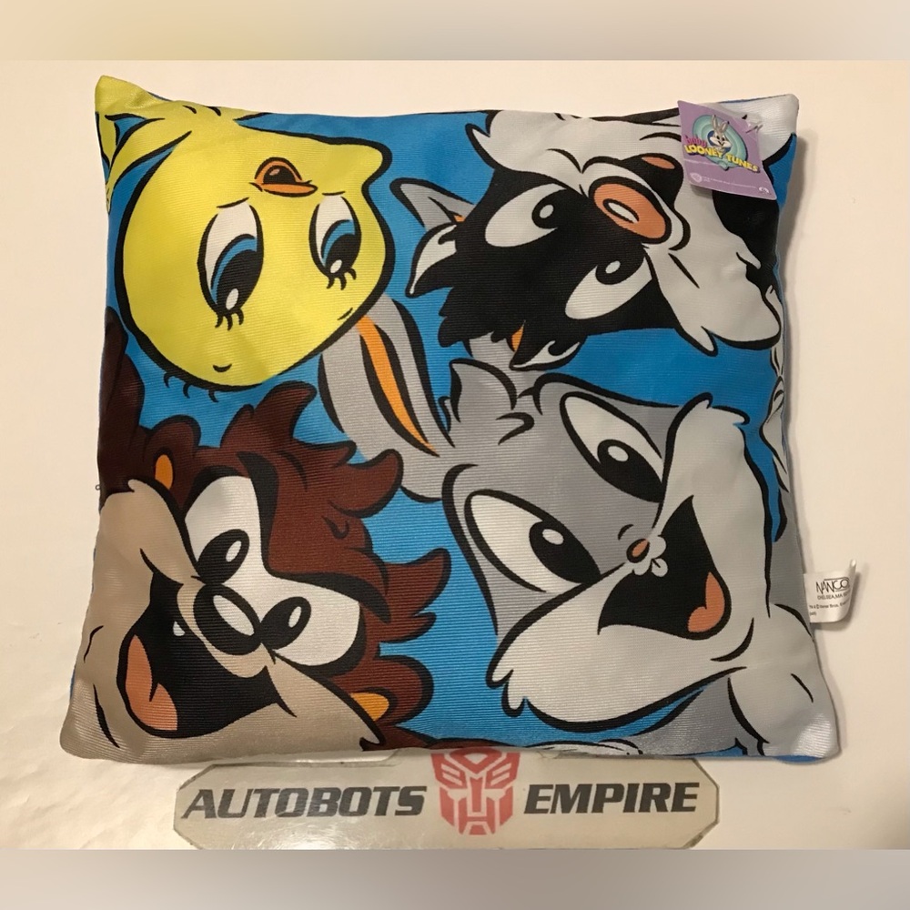 Vintage WB BABY LOONEY TUNES TWEETY SYLVESTER BUGS BUNNY TAZ PILLOW Toy Kidrobot